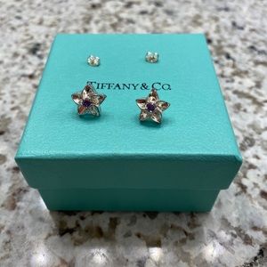 Tiffany and Co flower earings